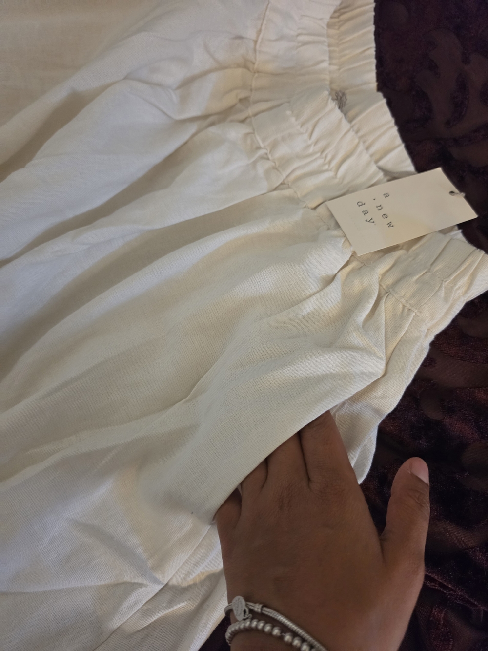 Off White Elastic-Waist Maxi Skirt - Women - Picture 3 of 3